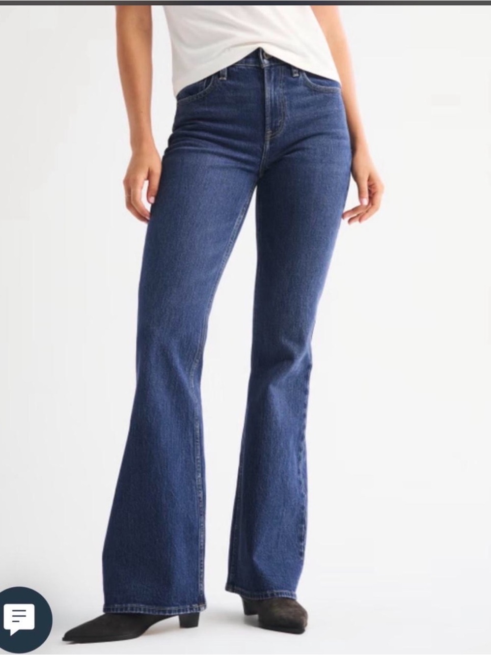 Abercrombie & Fitch Dark Blue Flare Jeans - Women